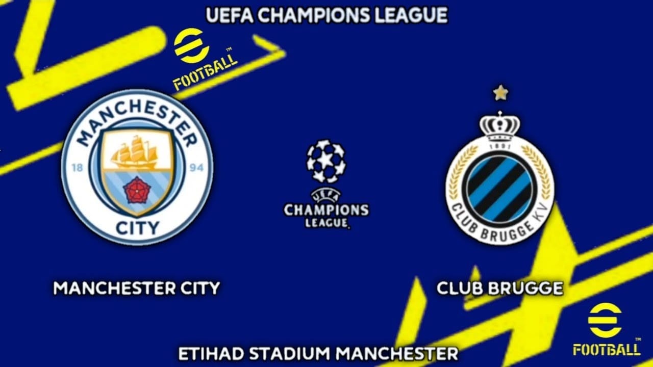 Brugge vs Manchester City là điểm nhấn của UEFA