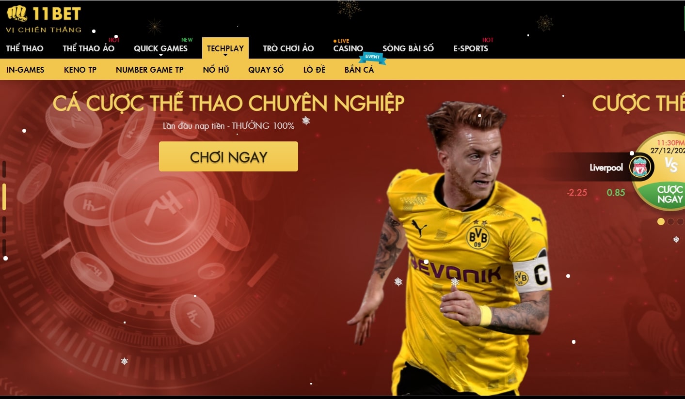 Cược thể thao 11bet rất hấp dẫn