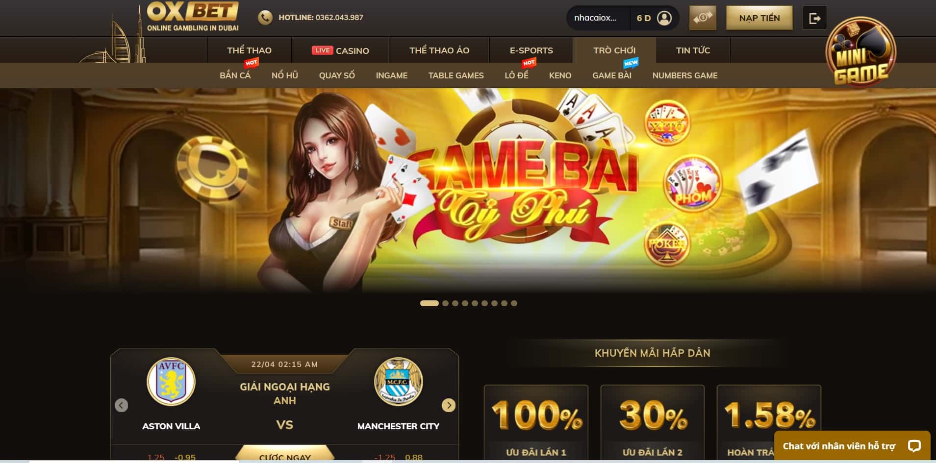 Game bài hot với tỷ lệ thưởng cao