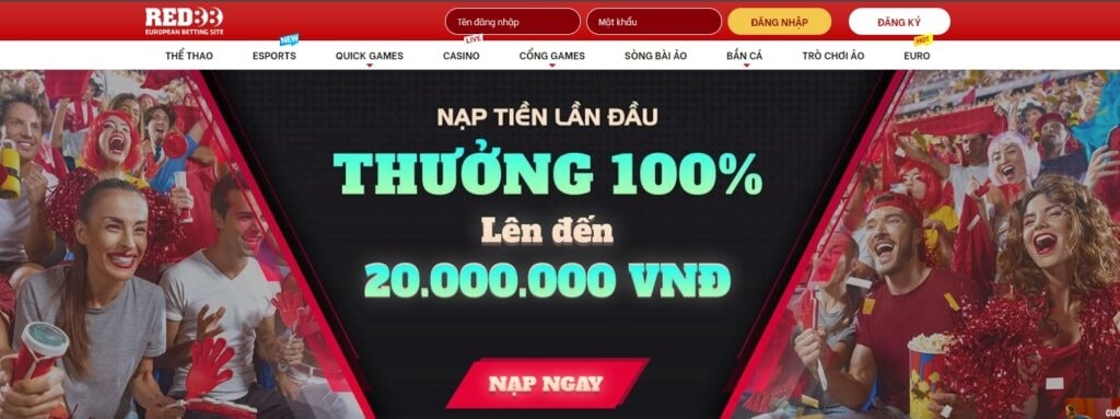 Red88 - Nhà cái uy tín có mức thưởng cao