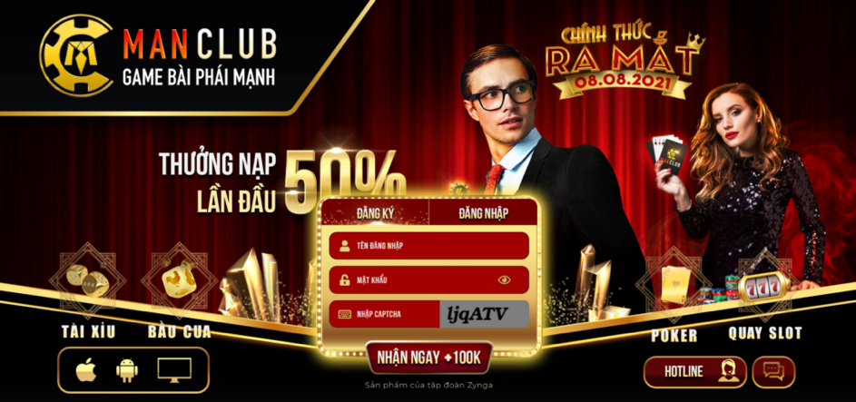 MANCLUB – Cổng game bài đổi thưởng Man Club số 1 Việt Nam