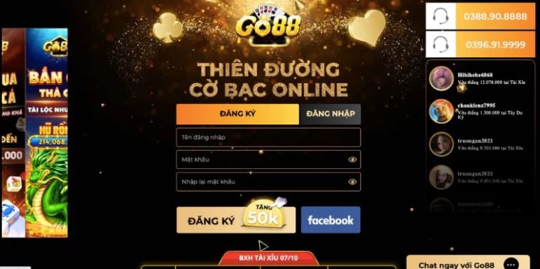 Go88 – Cổng game đổi thưởng xanh chín hàng đầu Việt Nam 