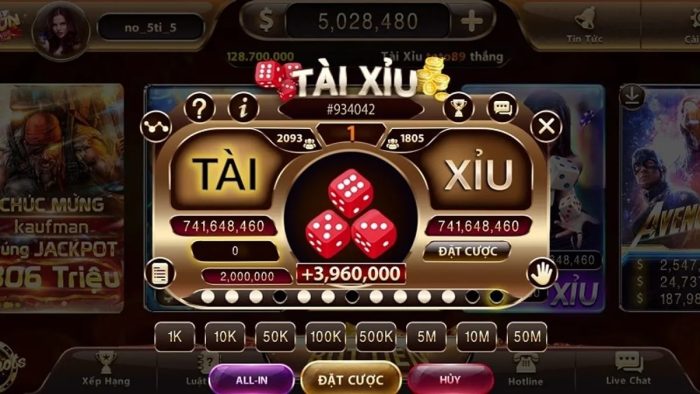 tài xỉu online uy tín